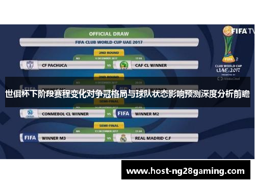 世俱杯下阶段赛程变化对争冠格局与球队状态影响预测深度分析前瞻 世俱杯下阶段赛程变化对争冠格局与球队状态影响预测深度分析前瞻